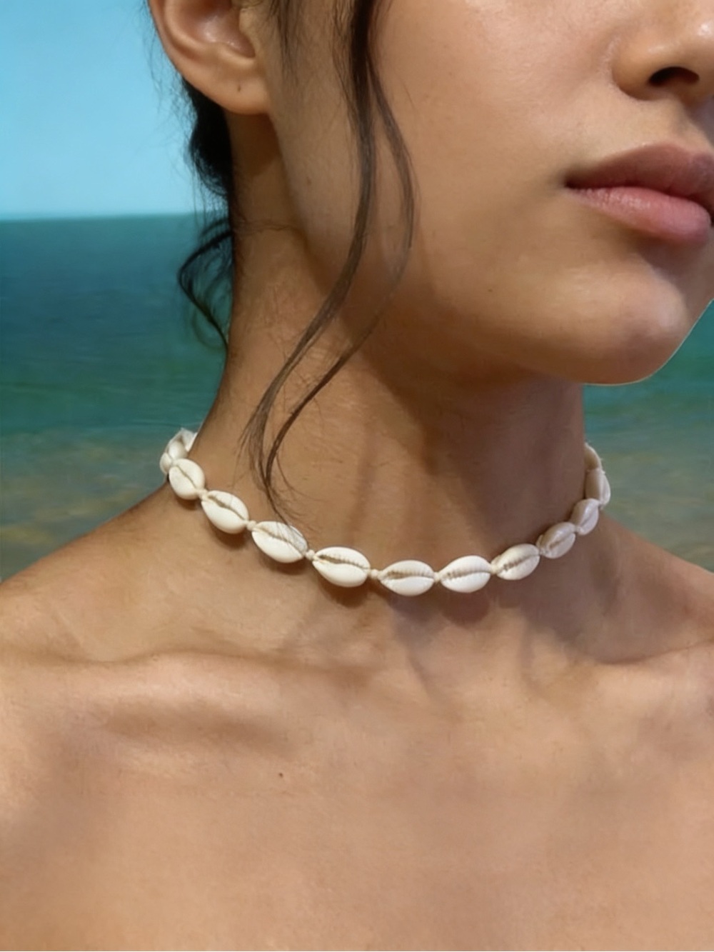🍒3/$30 New Natural Cowrie Shell Choker Necklace